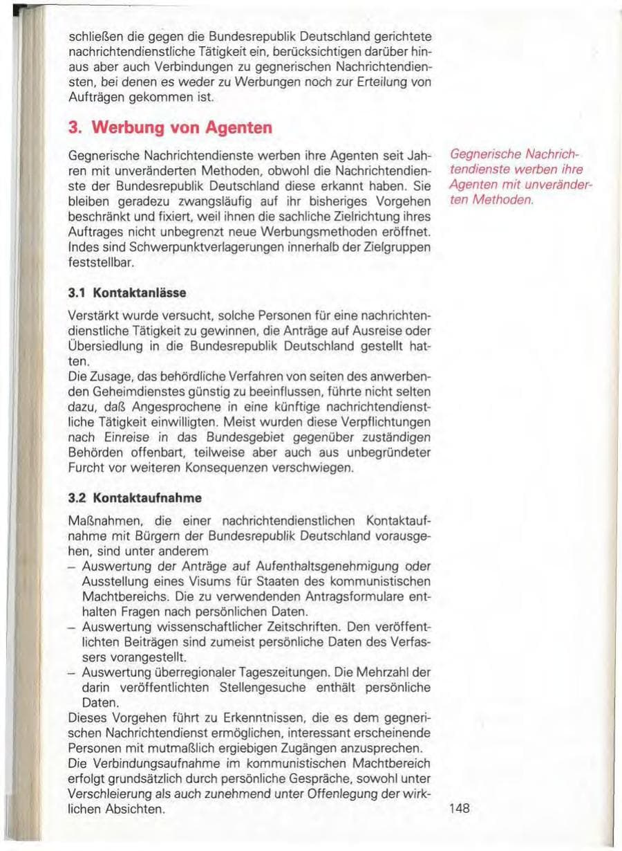 Seite 154 des Verfassungsschutzbericht 1981 Baden-Württemberg
