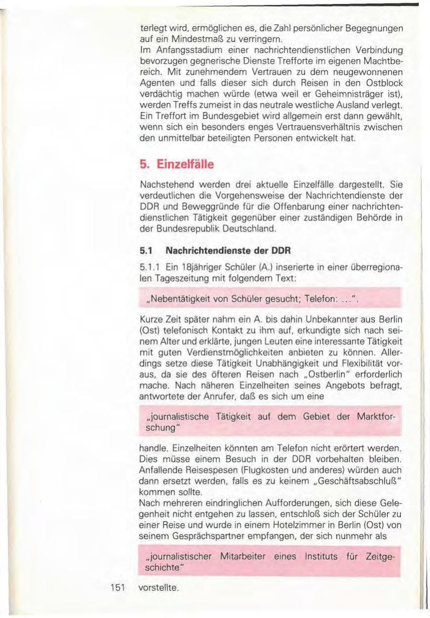 Seite 157 des Verfassungsschutzbericht 1981 Baden-Württemberg