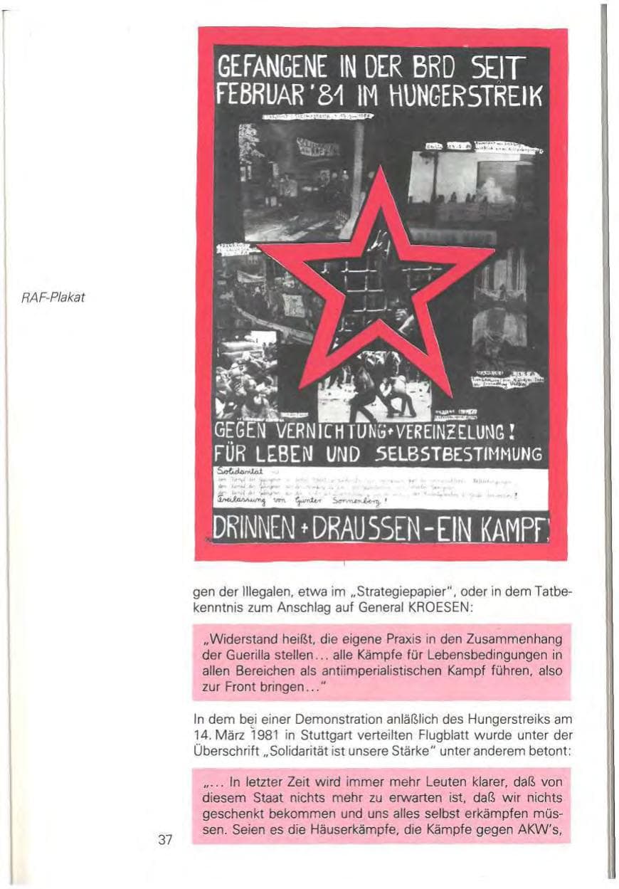Seite 43 des Verfassungsschutzbericht 1981 Baden-Württemberg