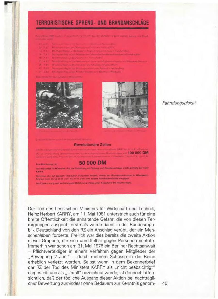 Seite 46 des Verfassungsschutzbericht 1981 Baden-Württemberg