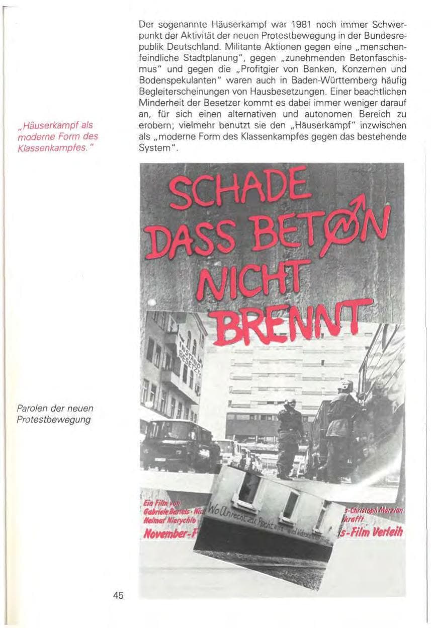 Seite 51 des Verfassungsschutzbericht 1981 Baden-Württemberg
