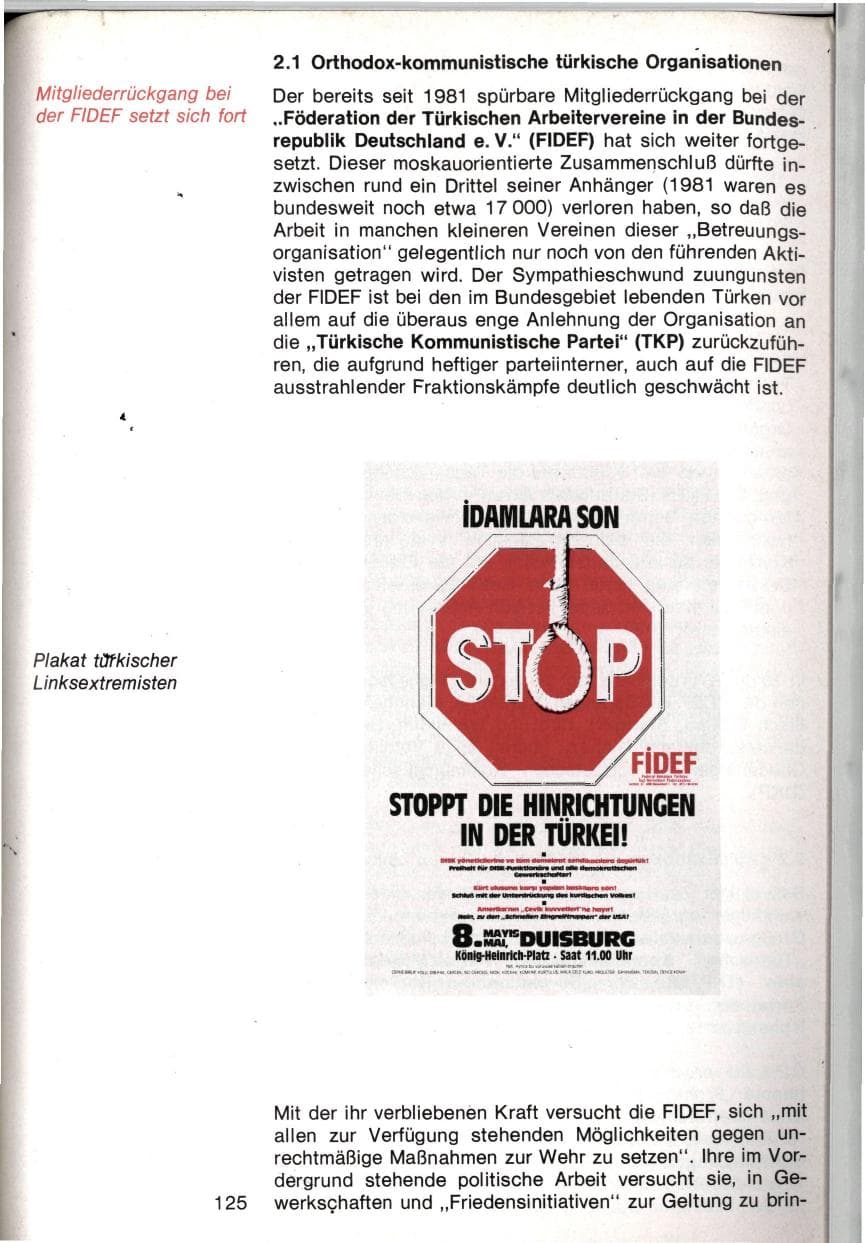 Seite 122 des Verfassungsschutzbericht 1982 Baden-Württemberg