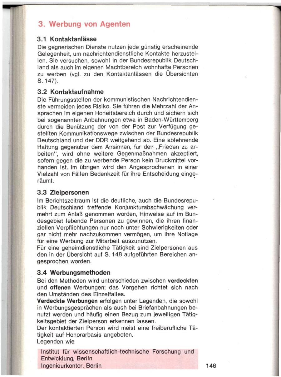 Seite 143 des Verfassungsschutzbericht 1982 Baden-Württemberg