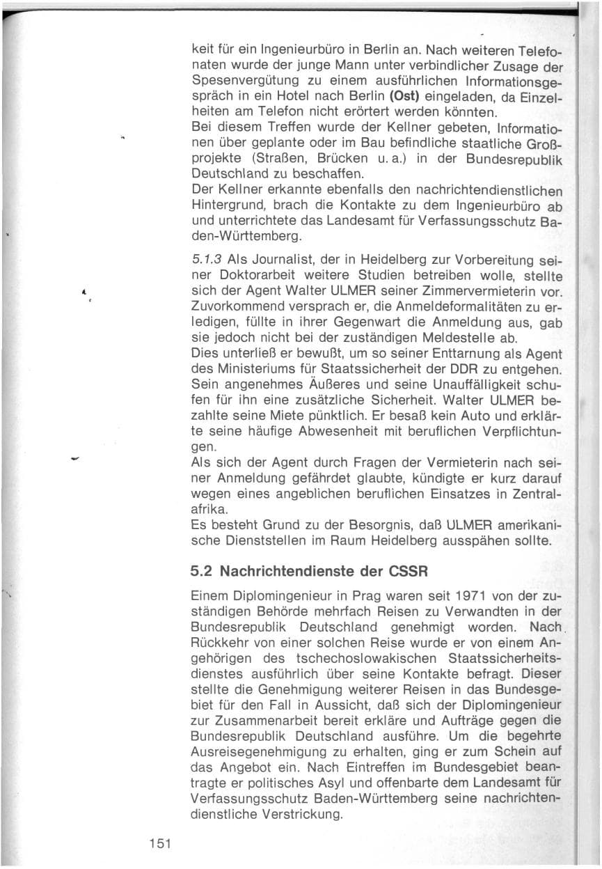 Seite 148 des Verfassungsschutzbericht 1982 Baden-Württemberg