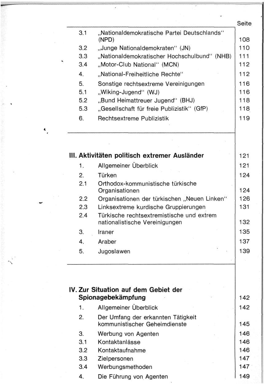 Seite 7 des Verfassungsschutzbericht 1982 Baden-Württemberg
