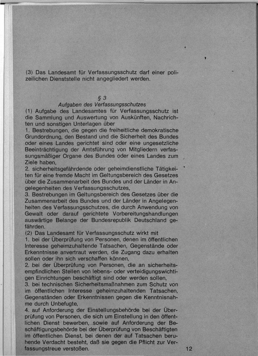 Seite 10 des Verfassungsschutzbericht 1982 Baden-Württemberg