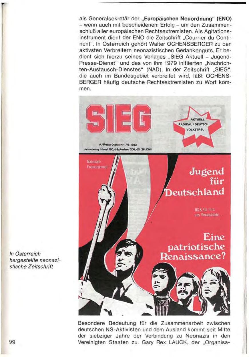 Seite 101 des Verfassungsschutzbericht 1983 Baden-Württemberg