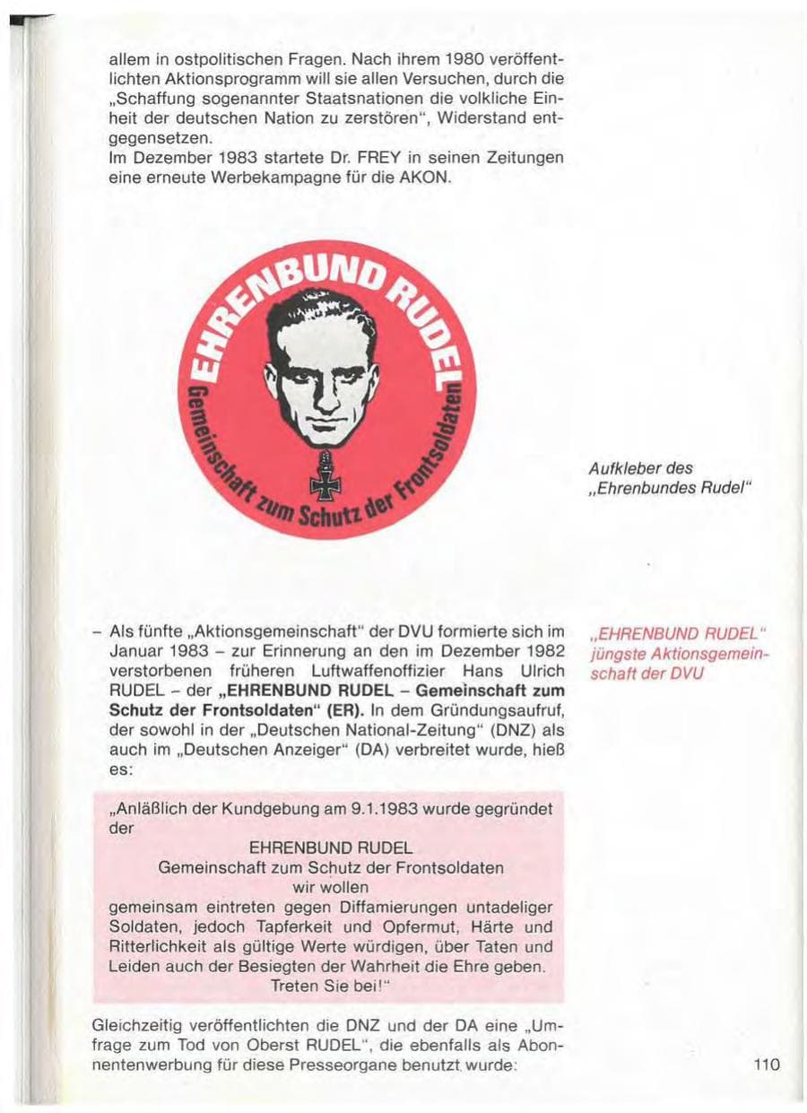Seite 112 des Verfassungsschutzbericht 1983 Baden-Württemberg