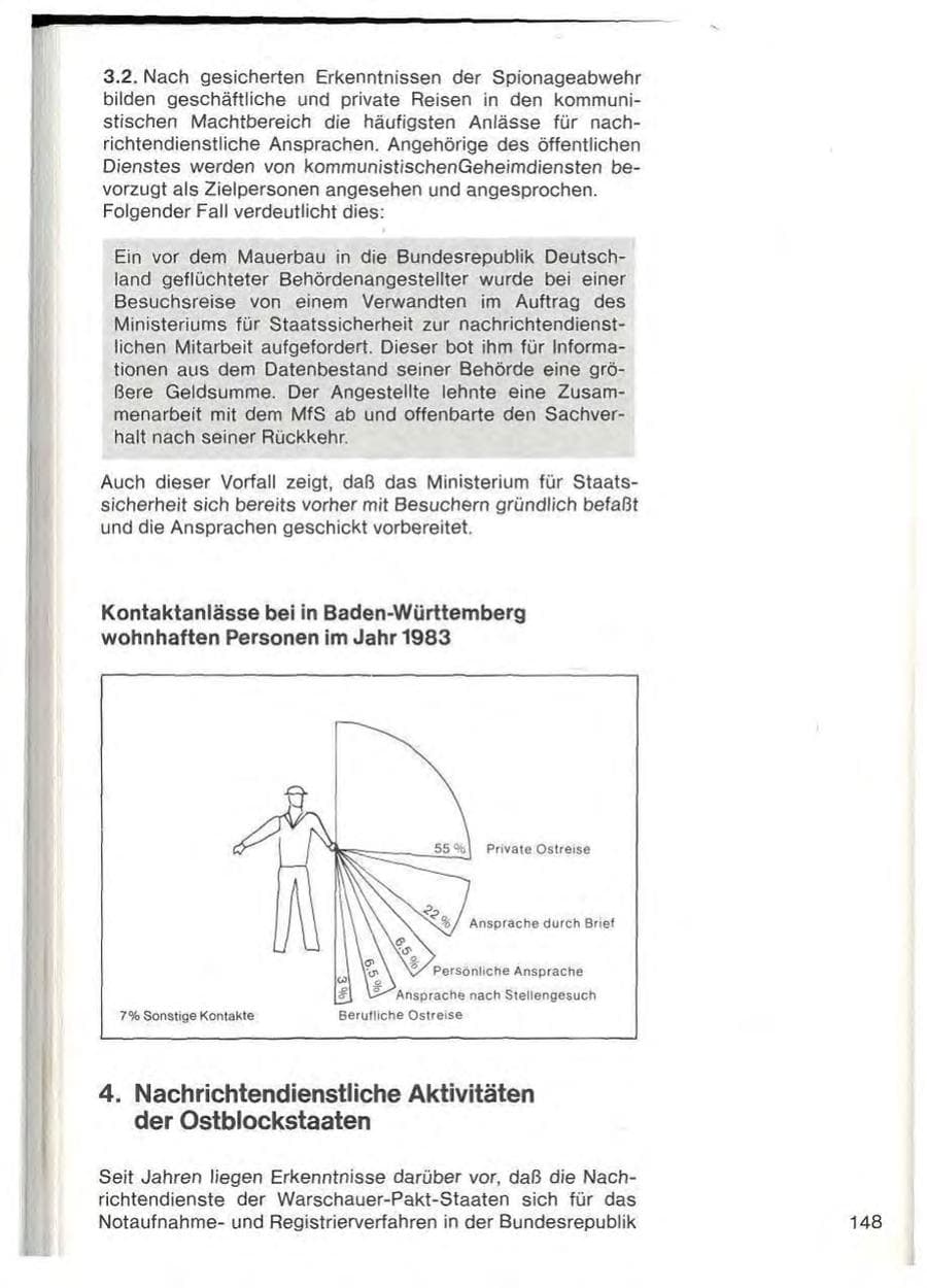 Seite 150 des Verfassungsschutzbericht 1983 Baden-Württemberg