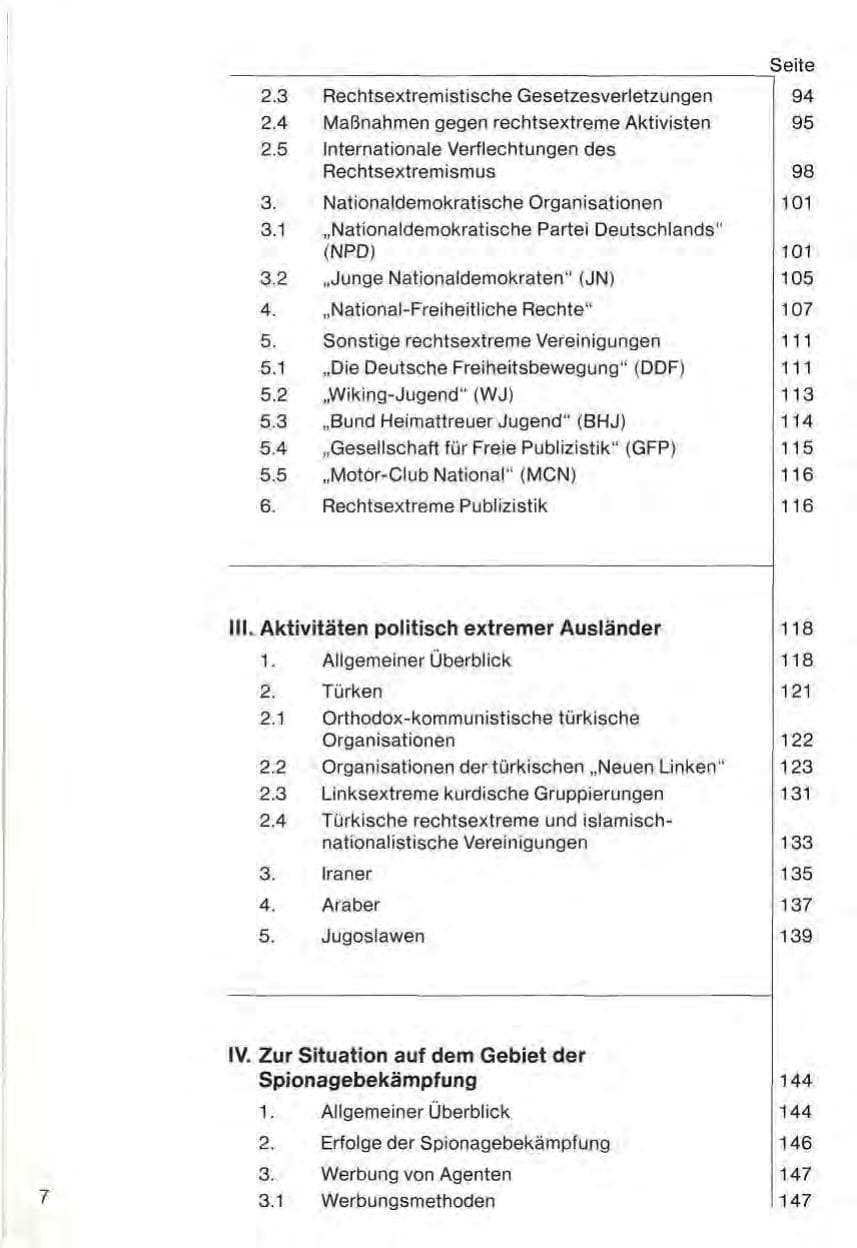 Seite 9 des Verfassungsschutzbericht 1983 Baden-Württemberg