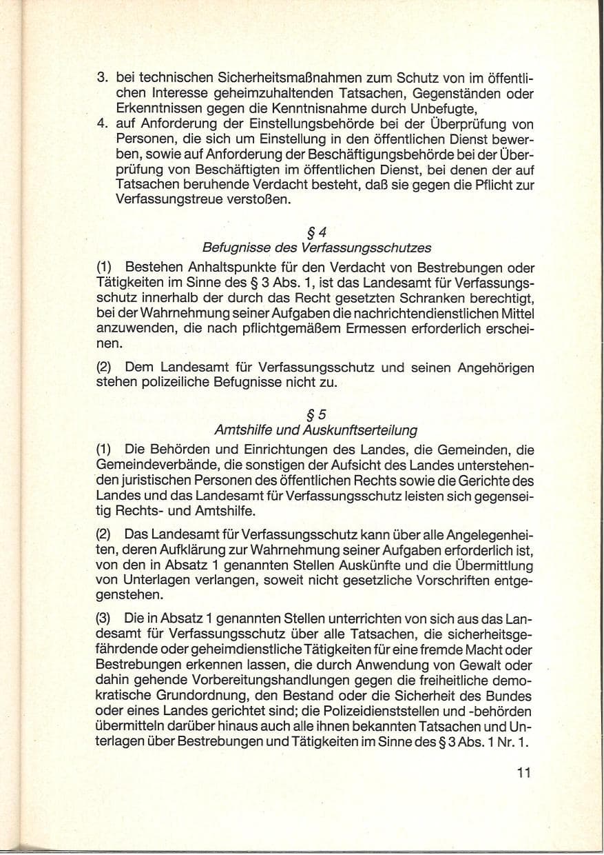 Seite 13 des Verfassungsschutzbericht 1984 Baden-Württemberg