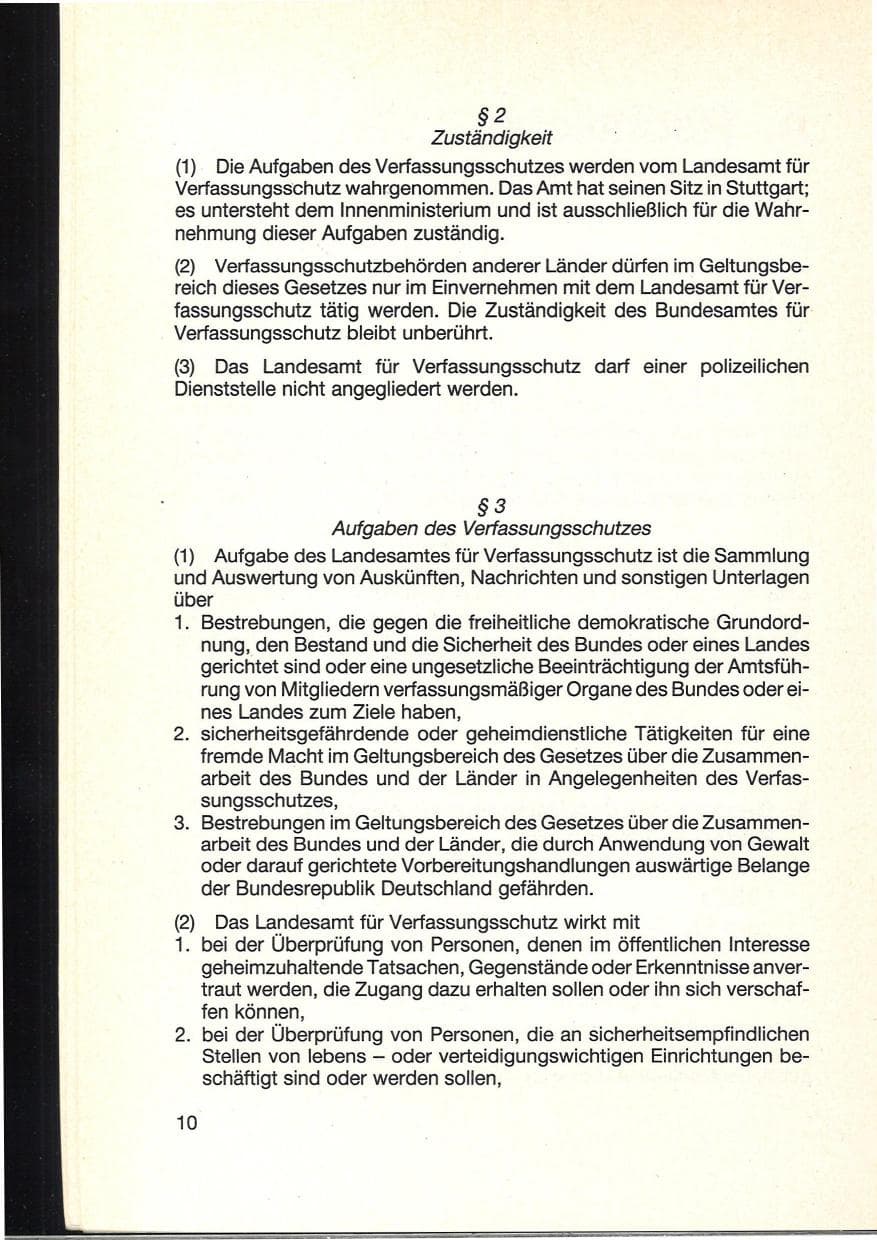 Seite 14 des Verfassungsschutzbericht 1984 Baden-Württemberg