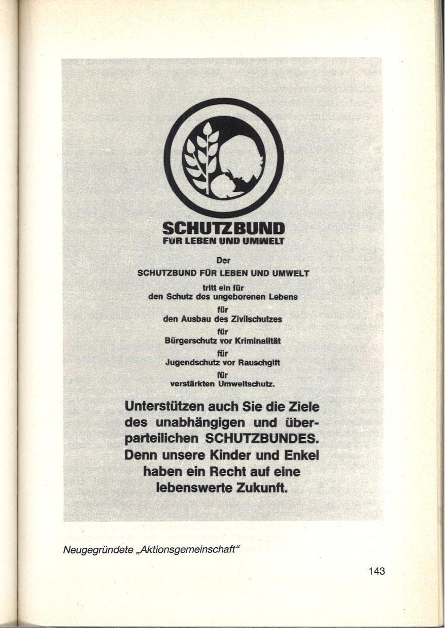 Seite 145 des Verfassungsschutzbericht 1984 Baden-Württemberg