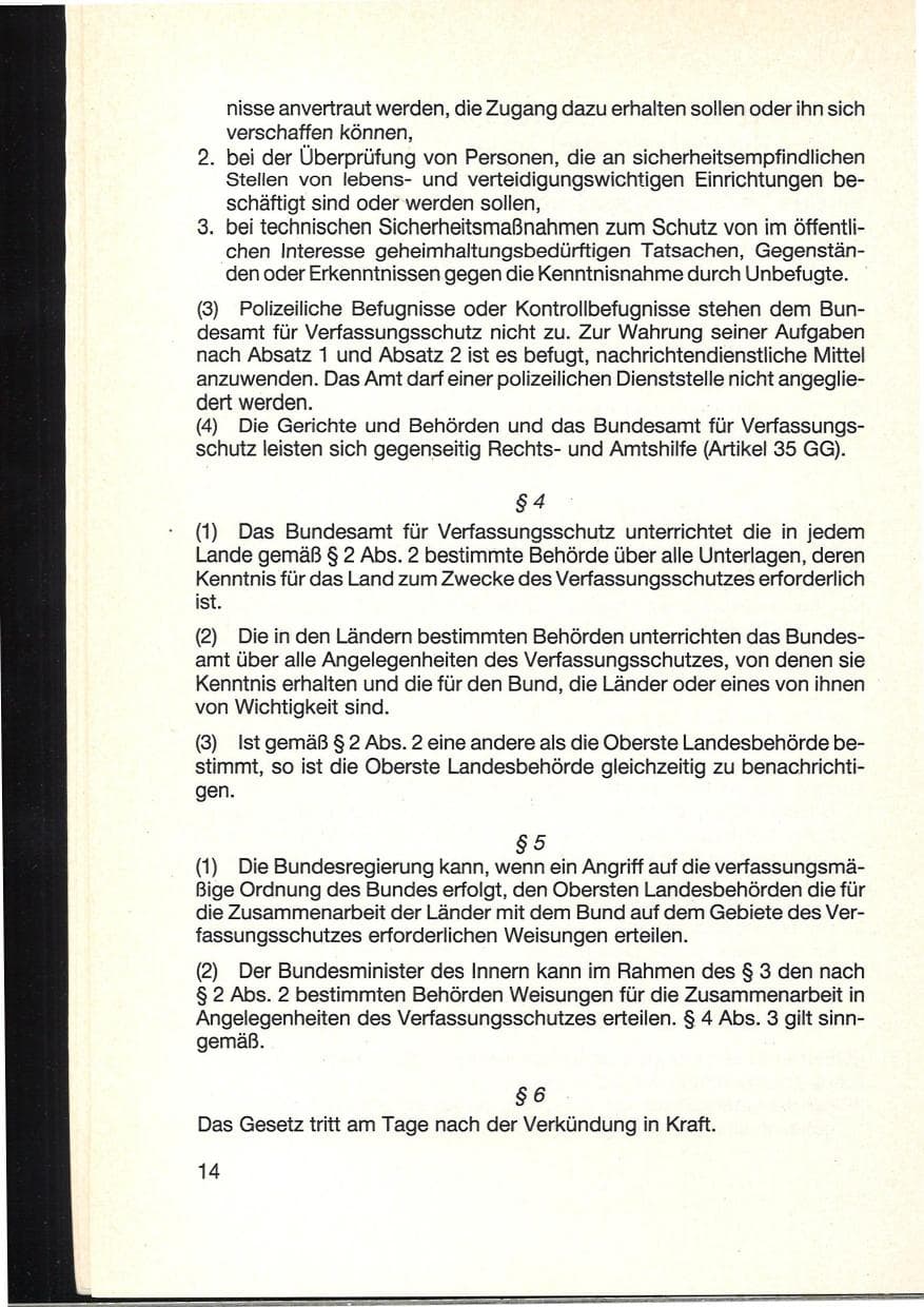 Seite 18 des Verfassungsschutzbericht 1984 Baden-Württemberg