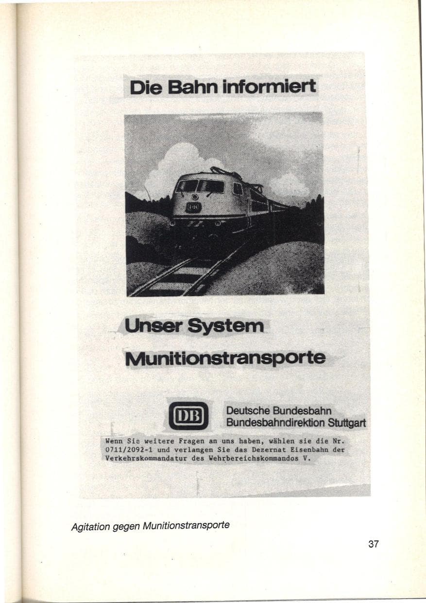 Seite 39 des Verfassungsschutzbericht 1984 Baden-Württemberg