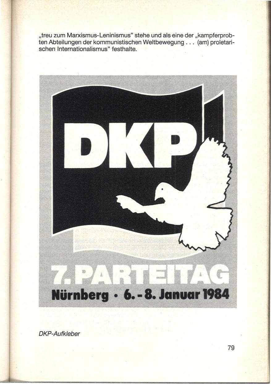 Seite 81 des Verfassungsschutzbericht 1984 Baden-Württemberg