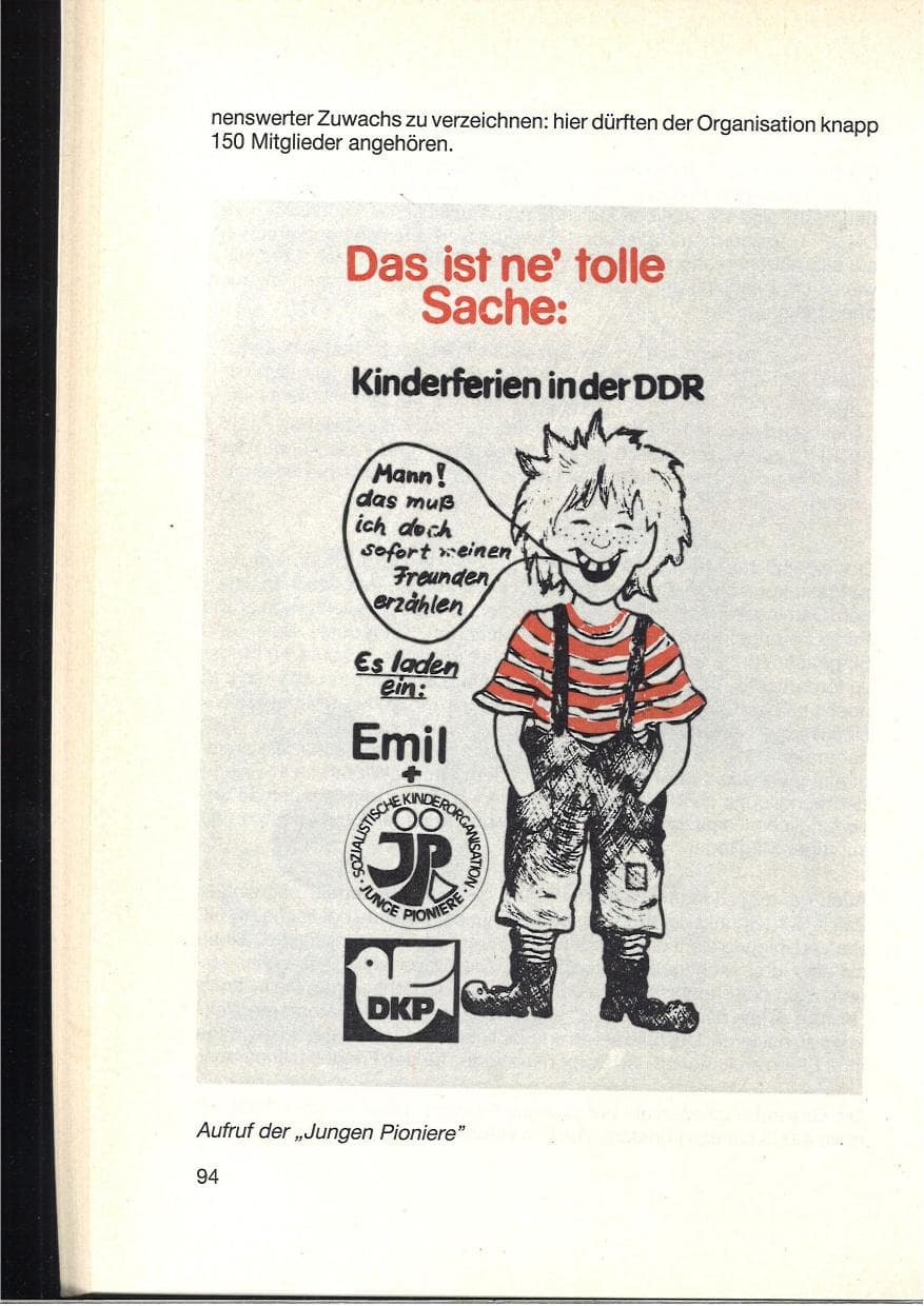 Seite 98 des Verfassungsschutzbericht 1984 Baden-Württemberg