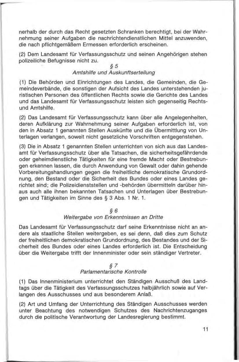 Seite 13 des Verfassungsschutzbericht 1985 Baden-Württemberg