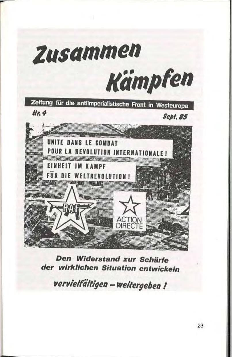 Seite 25 des Verfassungsschutzbericht 1985 Baden-Württemberg