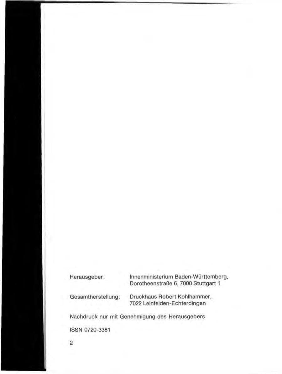 Seite 4 des Verfassungsschutzbericht 1985 Baden-Württemberg