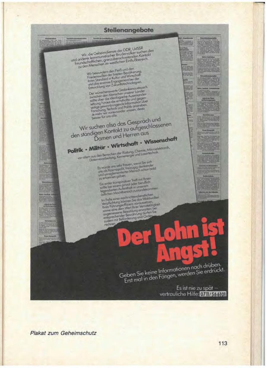 Seite 115 des Verfassungsschutzbericht 1986 Baden-Württemberg