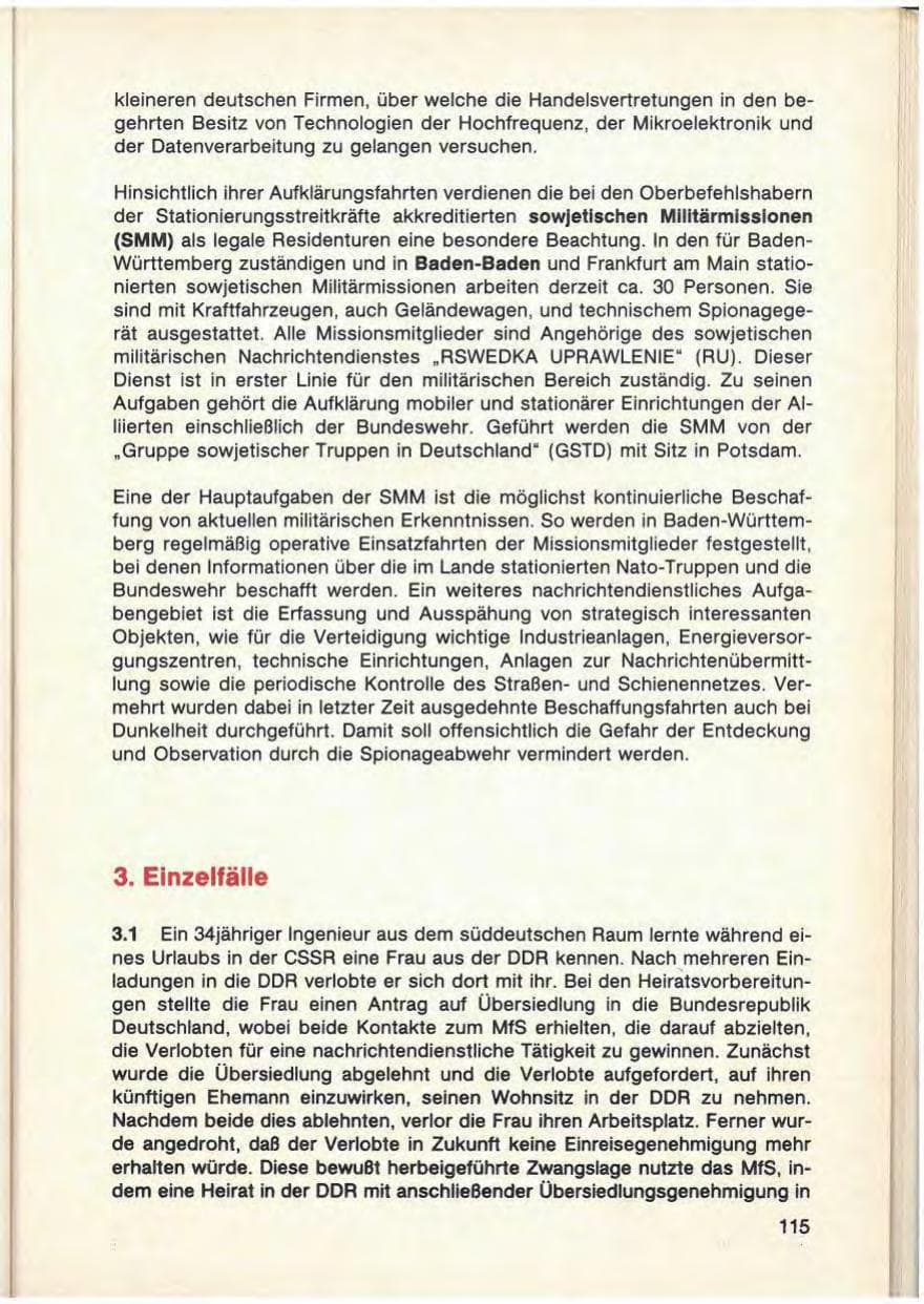 Seite 117 des Verfassungsschutzbericht 1986 Baden-Württemberg
