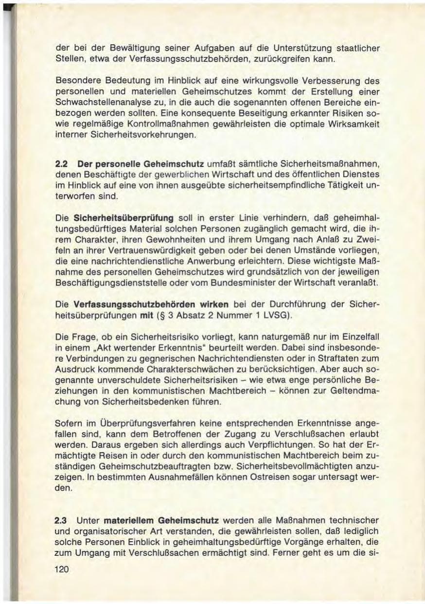 Seite 122 des Verfassungsschutzbericht 1986 Baden-Württemberg