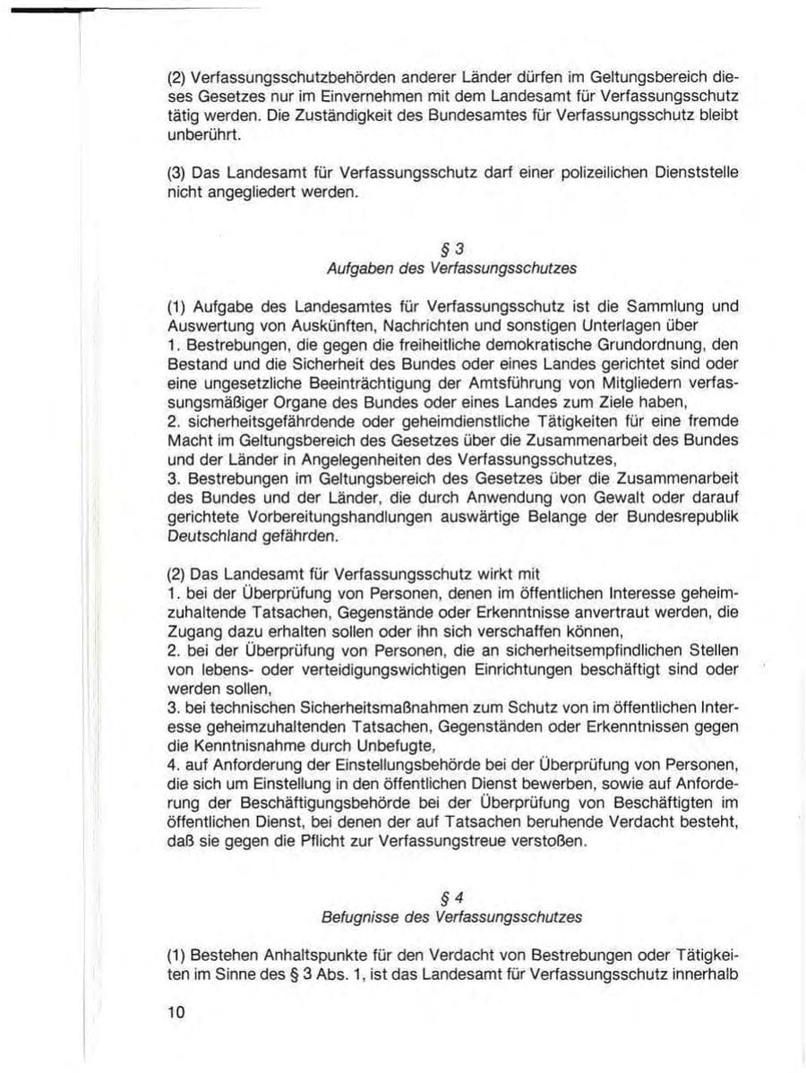 Seite 12 des Verfassungsschutzbericht 1987 Baden-Württemberg