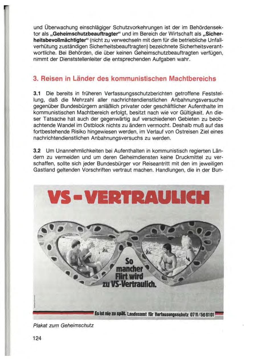 Seite 126 des Verfassungsschutzbericht 1987 Baden-Württemberg