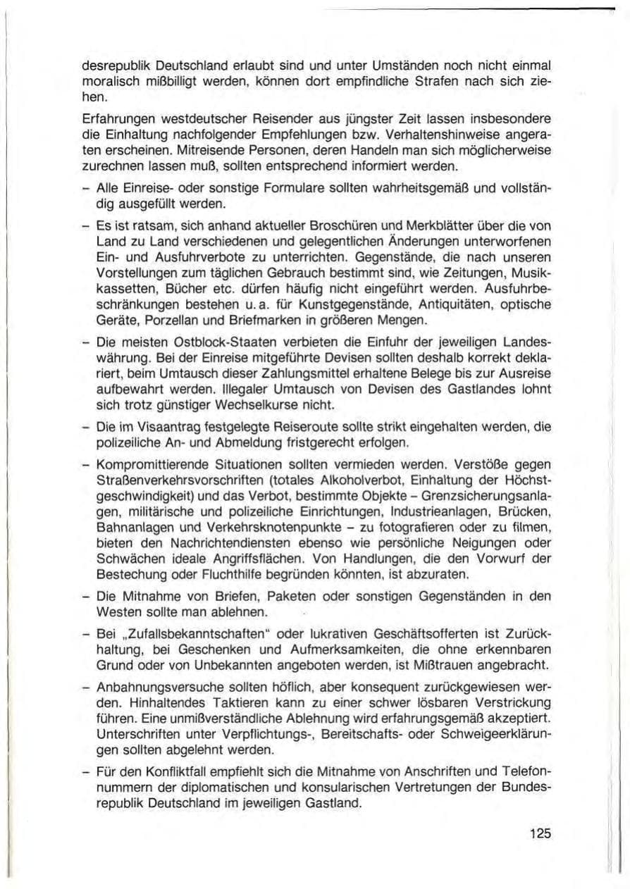 Seite 127 des Verfassungsschutzbericht 1987 Baden-Württemberg