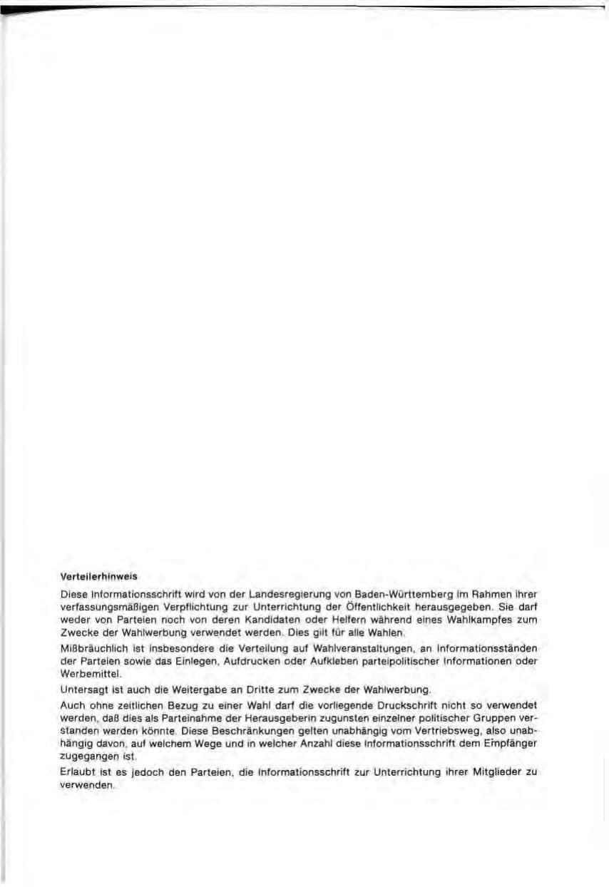 Seite 134 des Verfassungsschutzbericht 1988 Baden-Württemberg