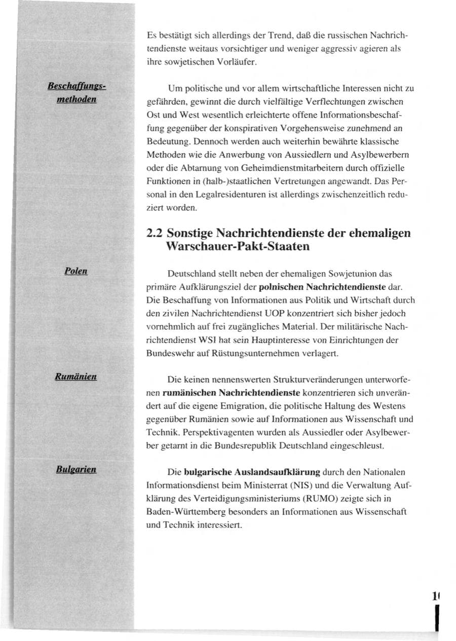 Seite 102 des Verfassungsschutzbericht 1992 Baden-Württemberg
