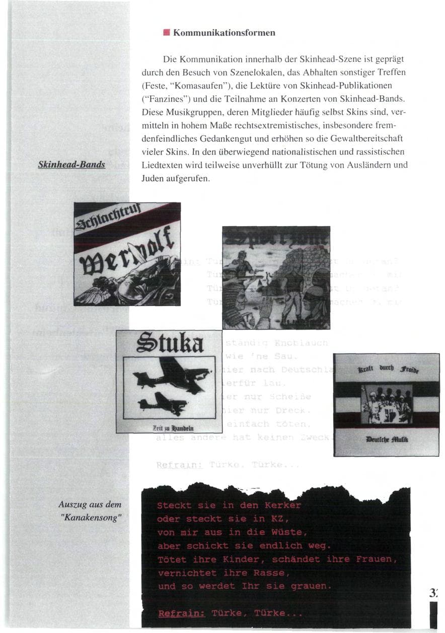 Seite 34 des Verfassungsschutzbericht 1992 Baden-Württemberg