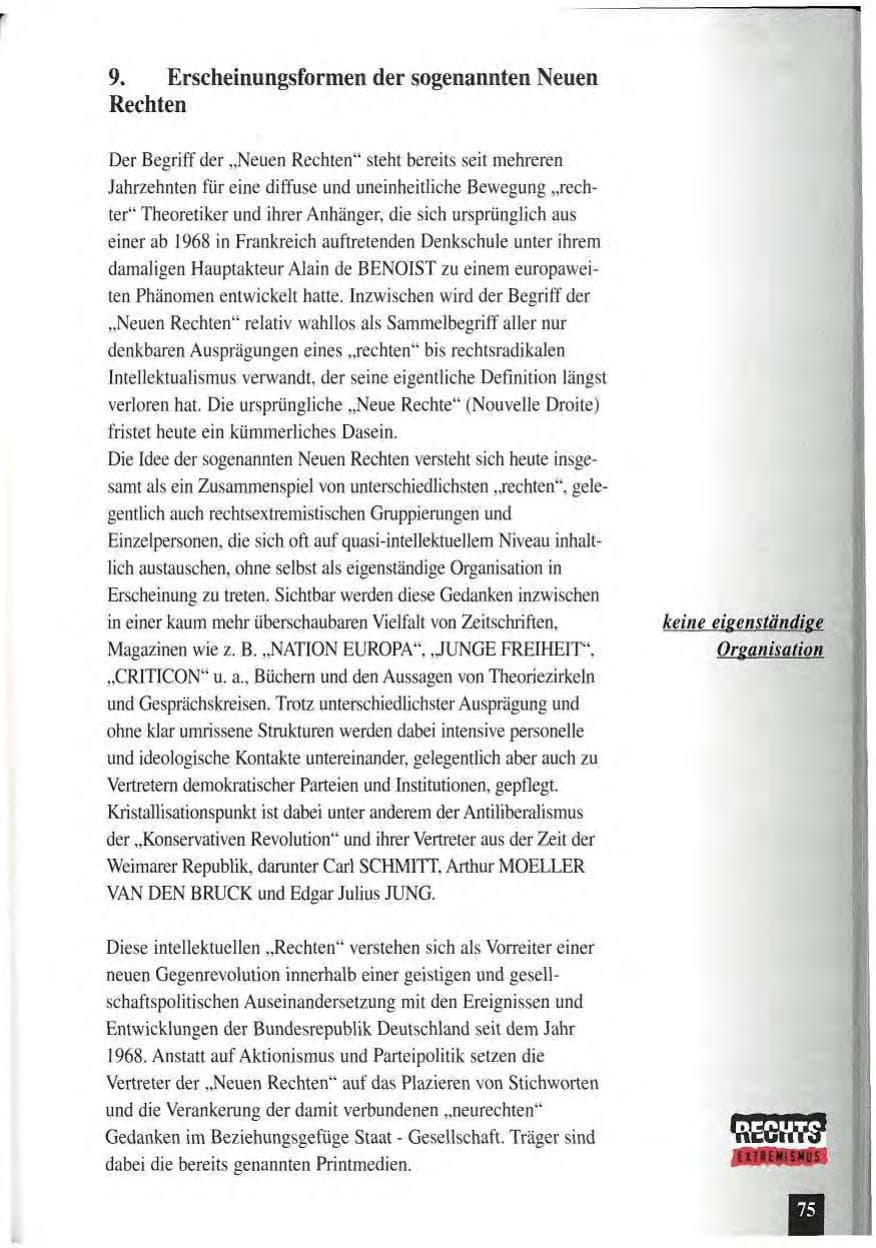 Seite 79 des Verfassungsschutzbericht 1994 Baden-Württemberg