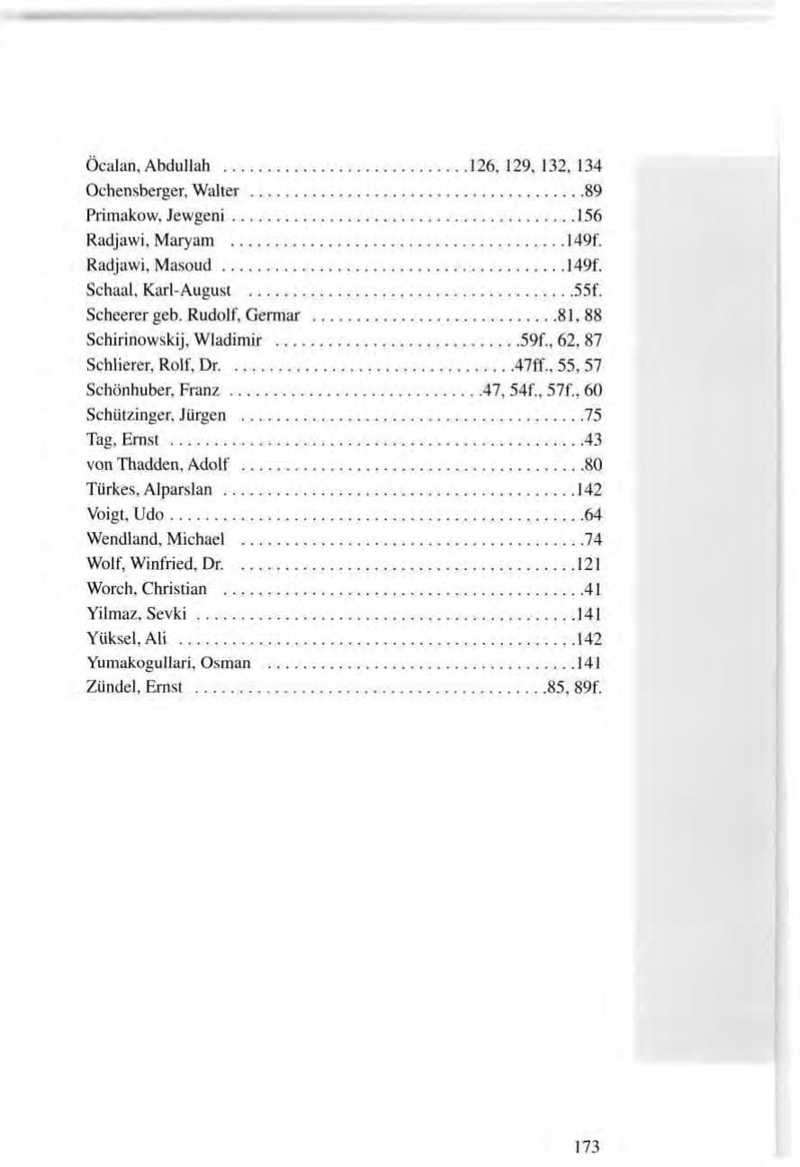 Seite 173 des Verfassungsschutzbericht 1995 Baden-Württemberg