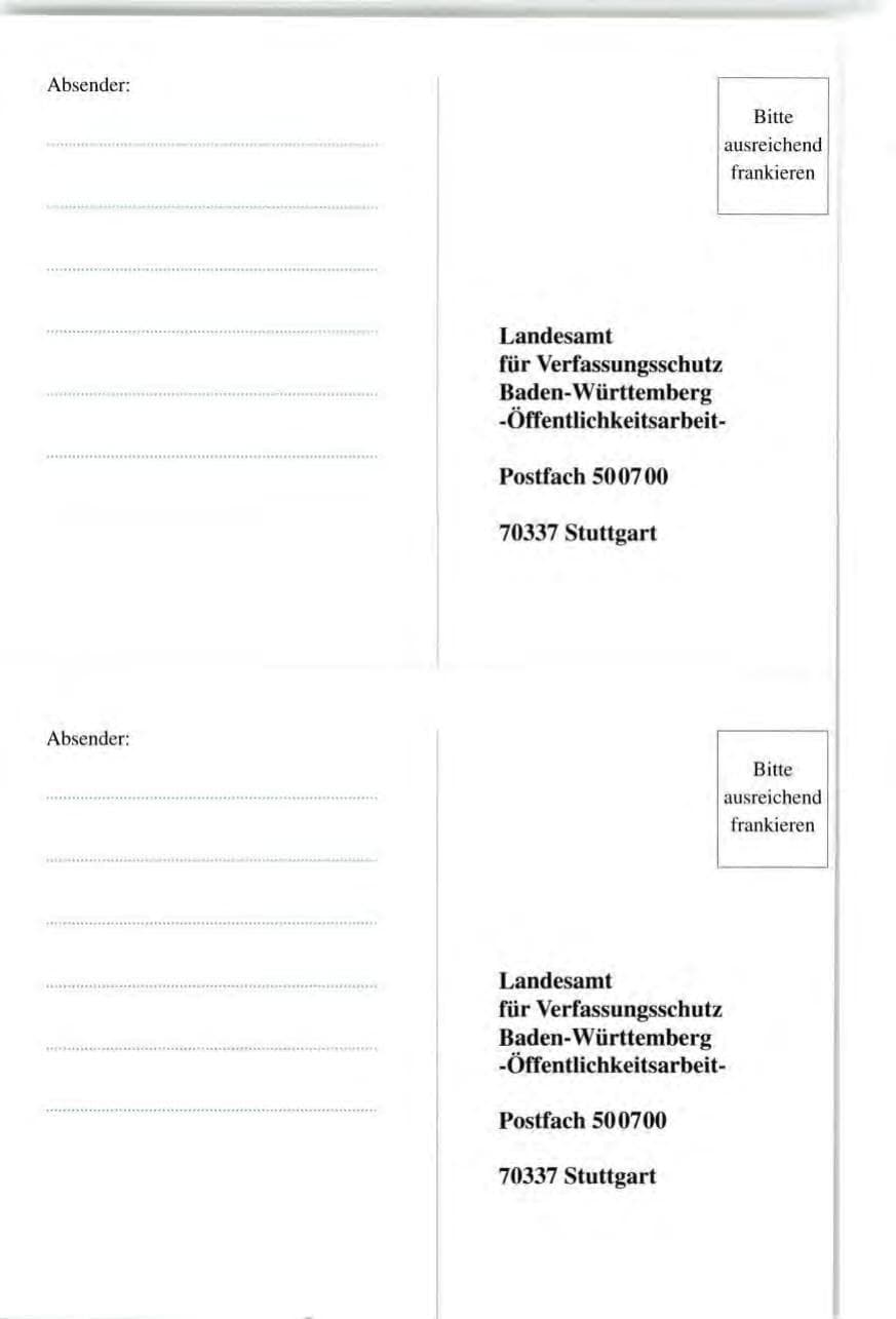 Seite 194 des Verfassungsschutzbericht 1995 Baden-Württemberg