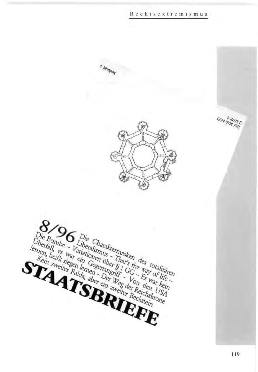 Seite 119 des Verfassungsschutzbericht 1996 Baden-Württemberg
