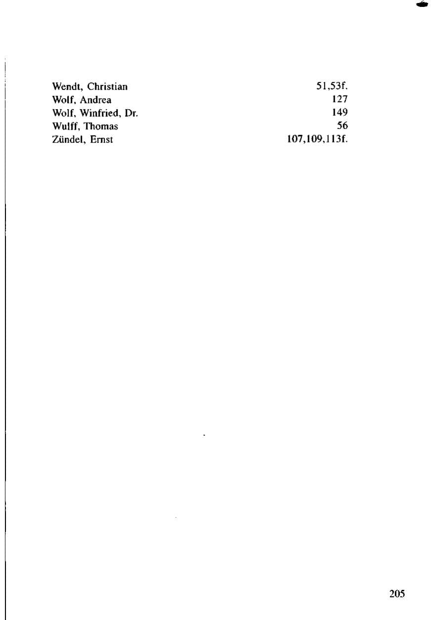 Seite 205 des Verfassungsschutzbericht 1996 Baden-Württemberg