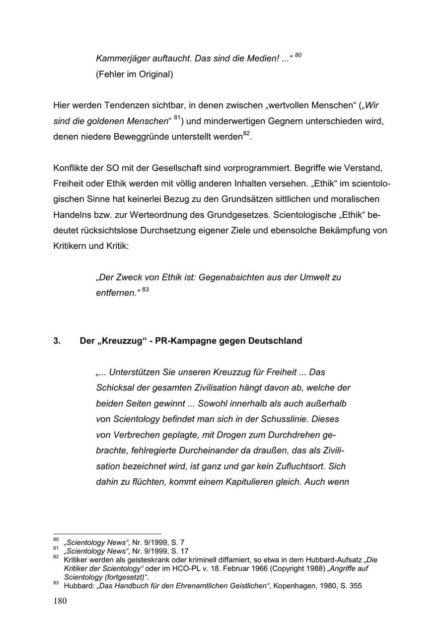 Seite 180 des Verfassungsschutzbericht 1999 Baden-Württemberg