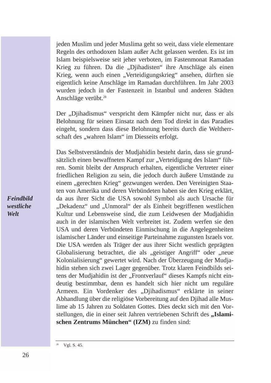 Seite 27 des Verfassungsschutzbericht 2003 Baden-Württemberg