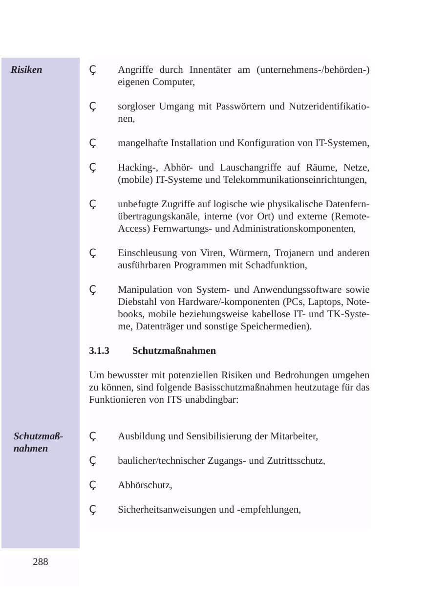 Seite 289 des Verfassungsschutzbericht 2003 Baden-Württemberg