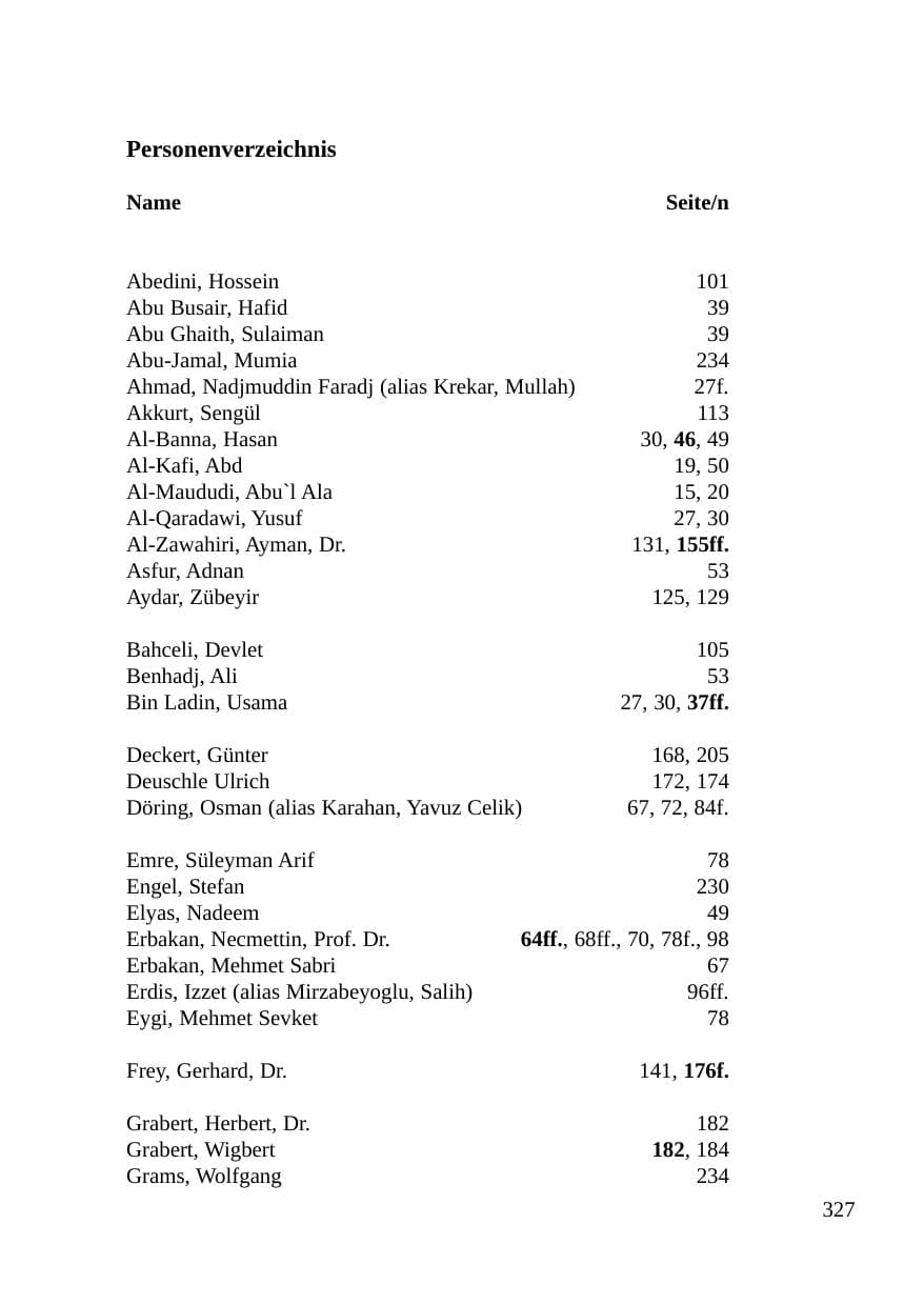 Seite 328 des Verfassungsschutzbericht 2003 Baden-Württemberg