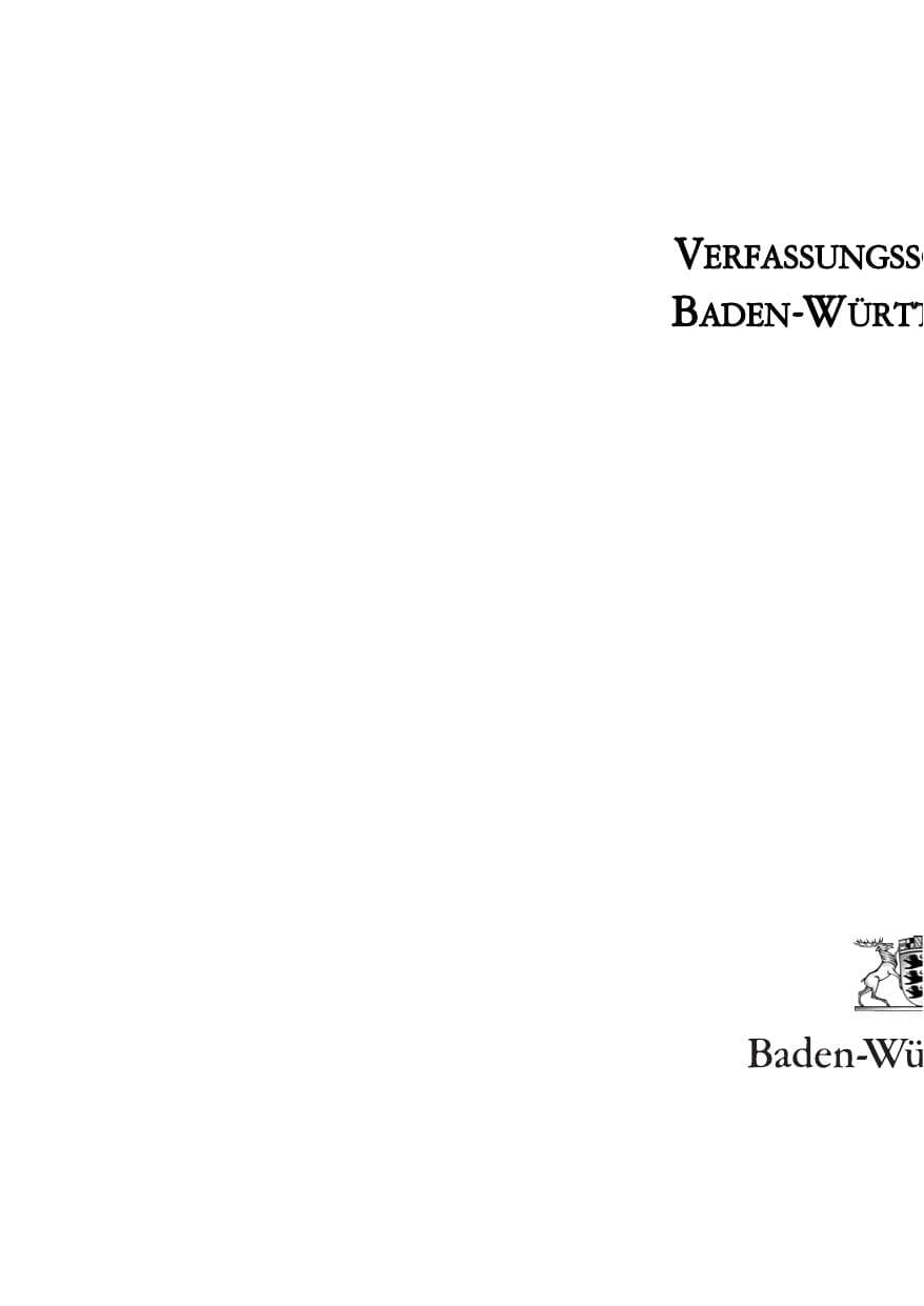 Seite 1 des Verfassungsschutzbericht 2004 Baden-Württemberg