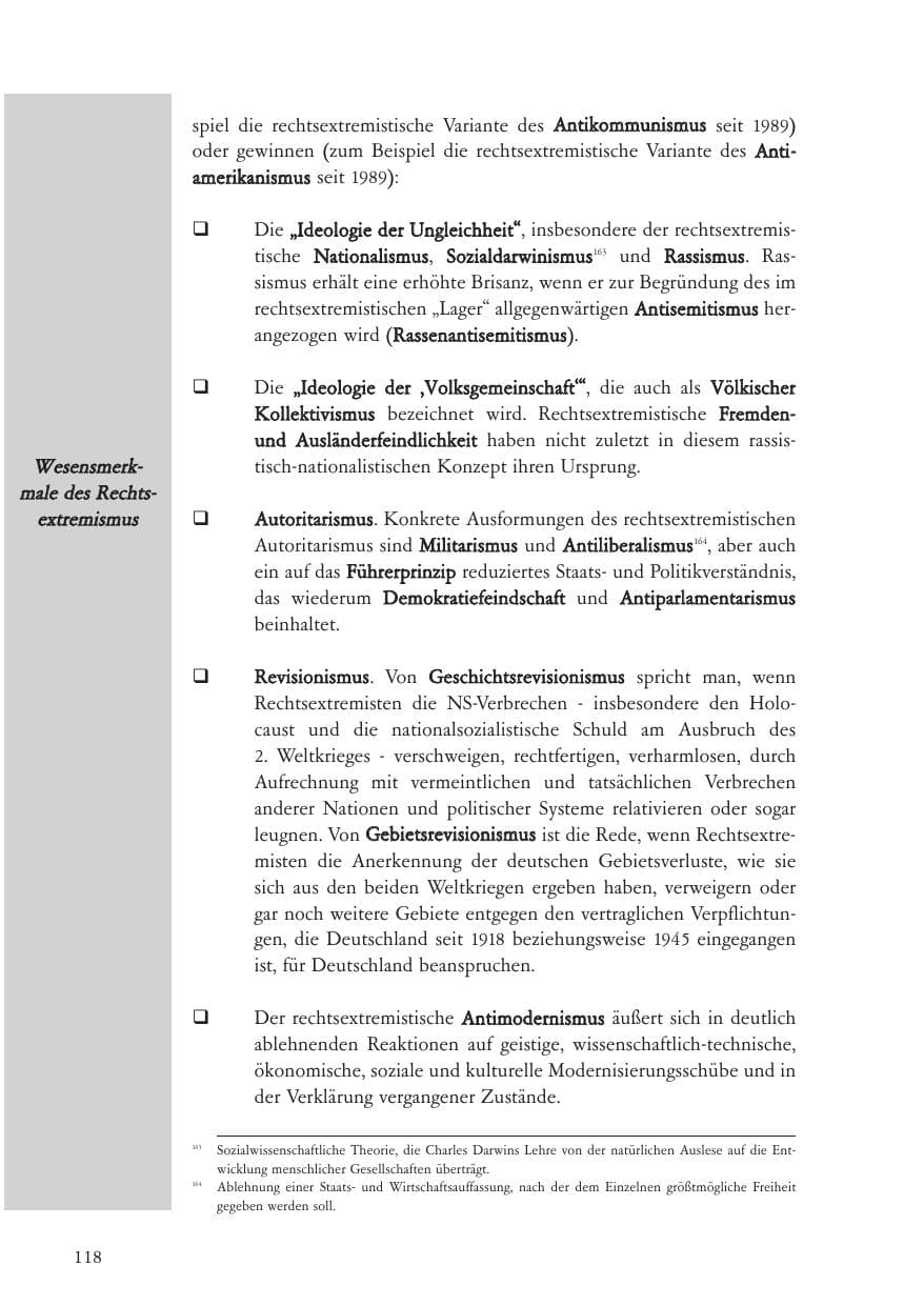 Seite 119 des Verfassungsschutzbericht 2004 Baden-Württemberg