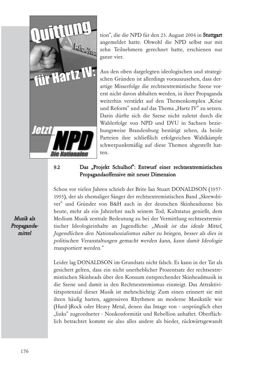Seite 177 des Verfassungsschutzbericht 2004 Baden-Württemberg
