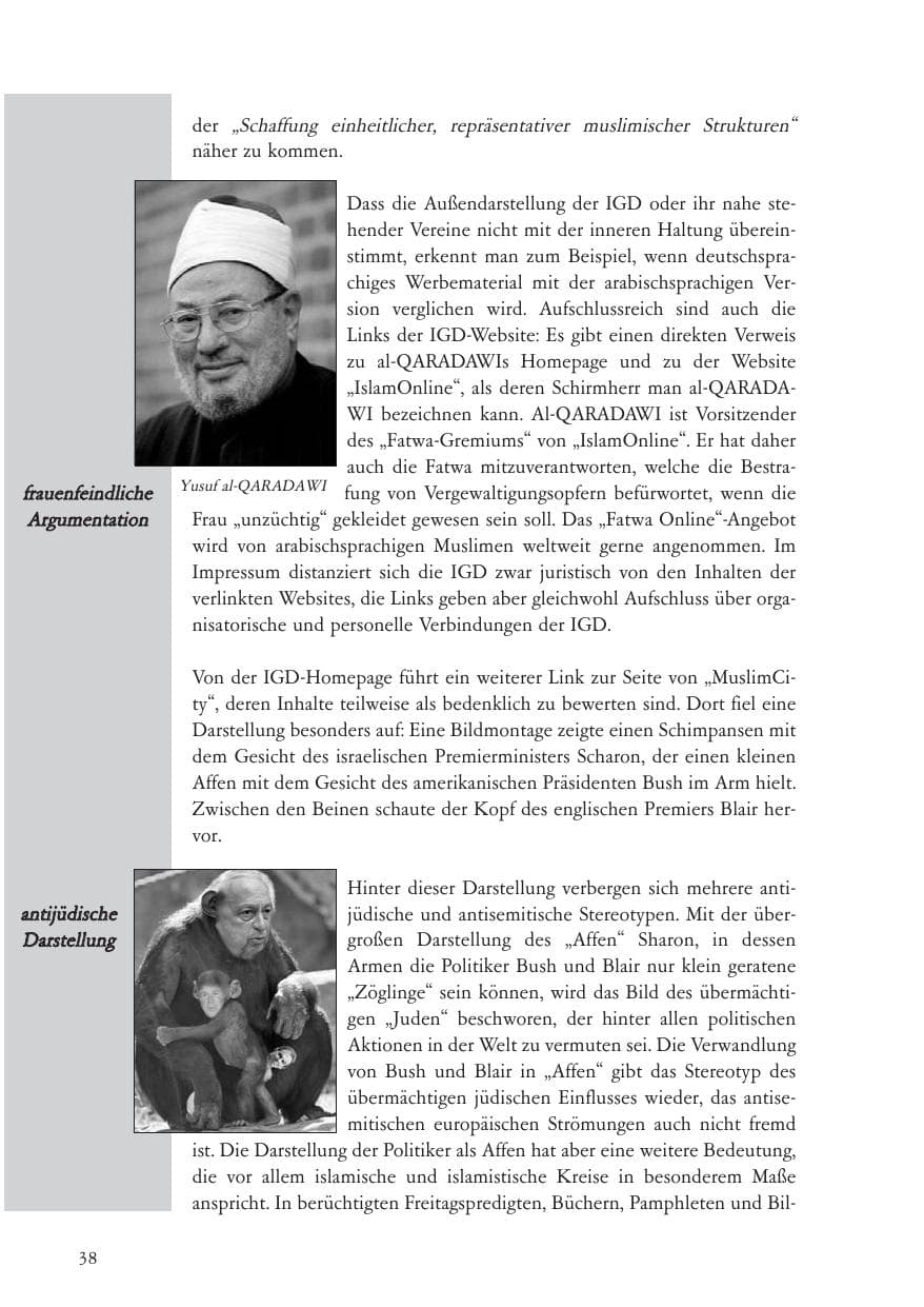 Seite 39 des Verfassungsschutzbericht 2004 Baden-Württemberg