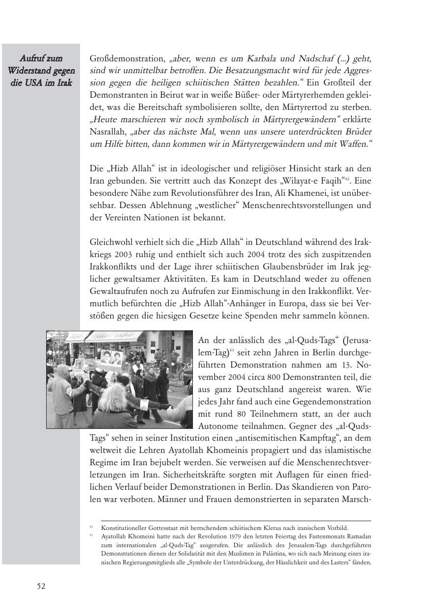 Seite 53 des Verfassungsschutzbericht 2004 Baden-Württemberg