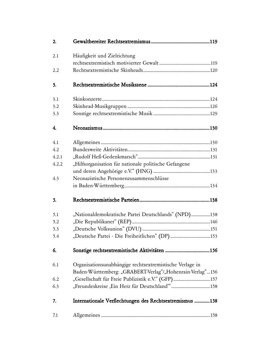Seite 9 des Verfassungsschutzbericht 2004 Baden-Württemberg