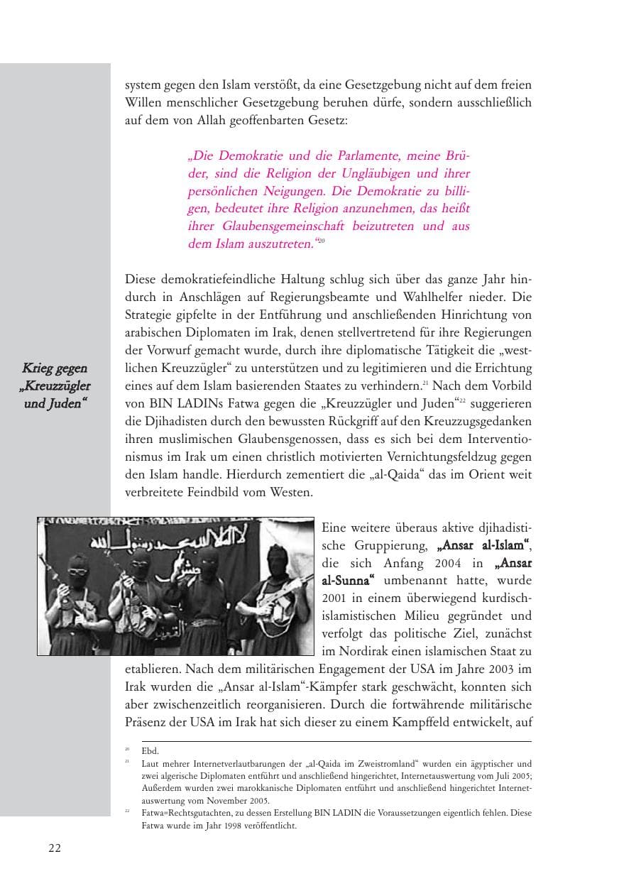 Seite 23 des Verfassungsschutzbericht 2005 Baden-Württemberg