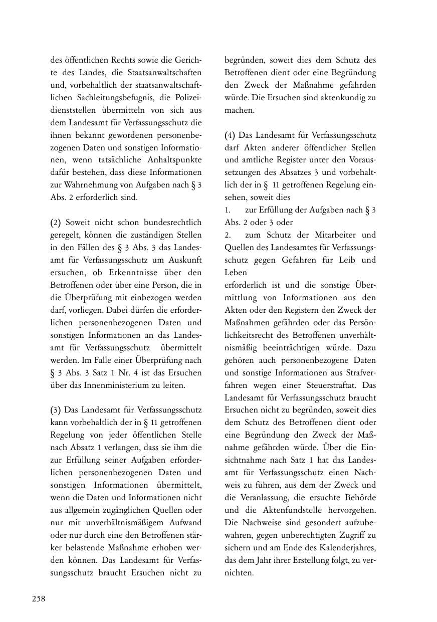 Seite 259 des Verfassungsschutzbericht 2005 Baden-Württemberg
